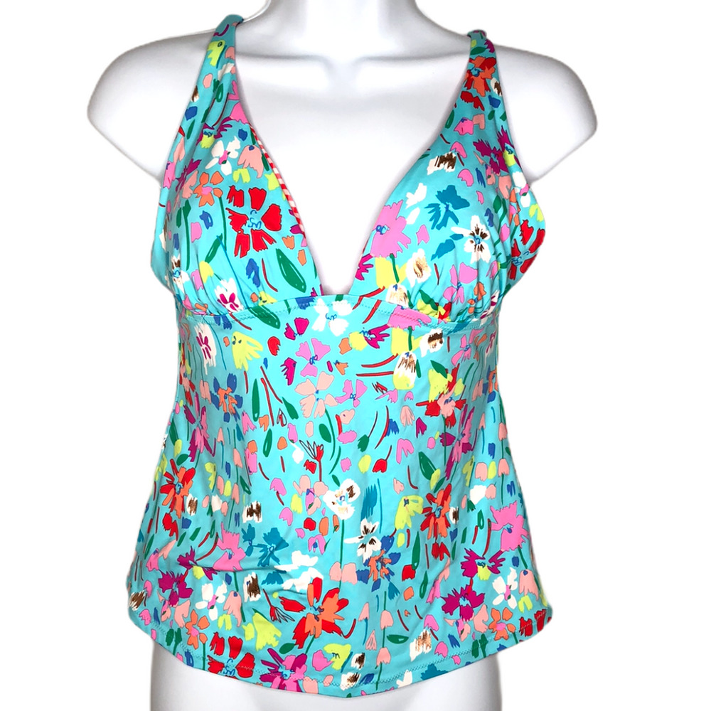 Vera Bradley Emily Superbloom Floral Tankini Top